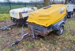 Atlas Copco XAS 57 diesel driven fast tow mobile air compressor Year: 2000 S/N: 80692019 18438