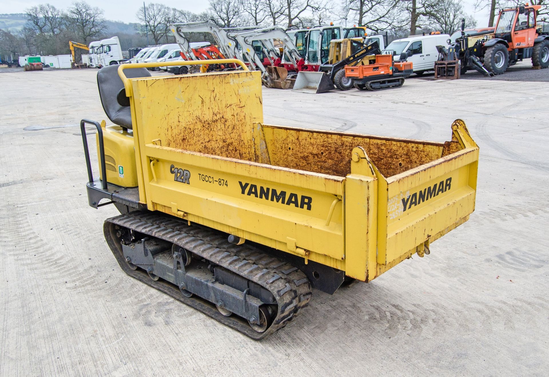 Yanmar CR12 1.2 tonne rubber tracked dumper S/N: J28599 Recorded Hours: 544 - Image 2 of 23