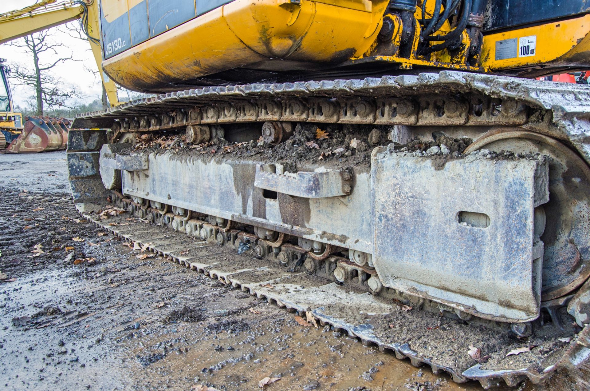 JCB JS130LC 13 tonne steel tracked excavator Year: 2011 S/N: 1535696 Recorded Hours: 10,728 piped, - Image 10 of 30