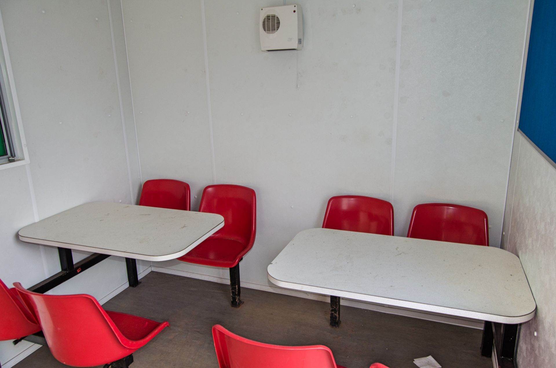 24ft x 9ft steel anti-vandal welfare site unit Comprising of: Canteen area, drying room, office, - Image 5 of 10
