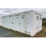 24ft x 9ft steel anti vandal welfare site unit Comprising of: Canteen area, drying room, office,