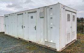 24ft x 9ft steel anti vandal welfare site unit Comprising of: Canteen area, drying room, office,