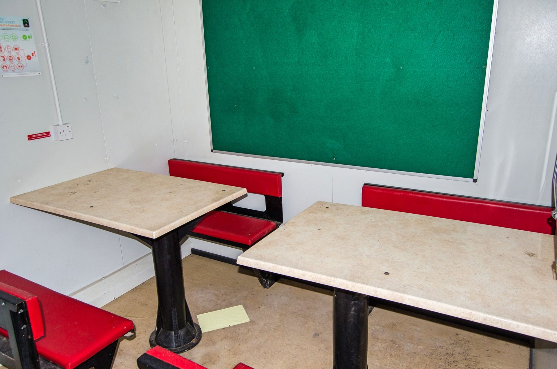 24ft x 9ft steel anti vandal welfare site unit Comprising of: anteen area, drying room, office, - Image 5 of 11