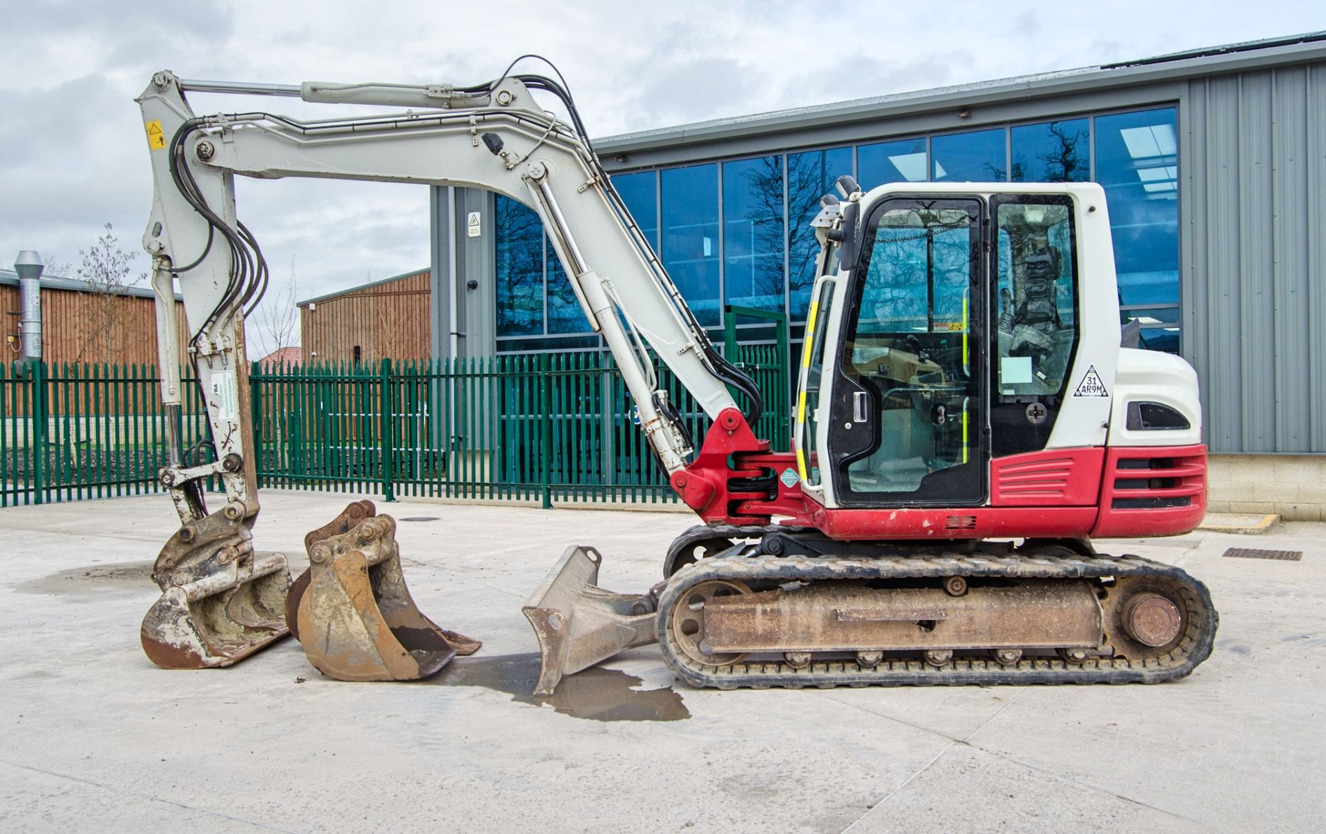 Takeuchi TB290 9 tonne rubber tracked excavator Year: 2018 S/N: 190200925 Recorded Hours: 7191 - Image 7 of 28