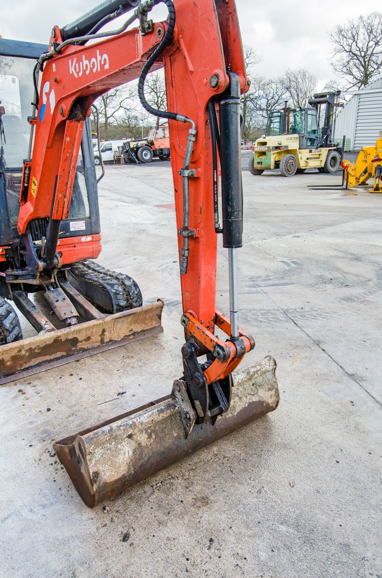 Kubota KX61-3 2.6 tonne rubber tracked excavator Year: 2015 S/N: 81783 Recorded Hours: 3857 blade. - Image 15 of 24