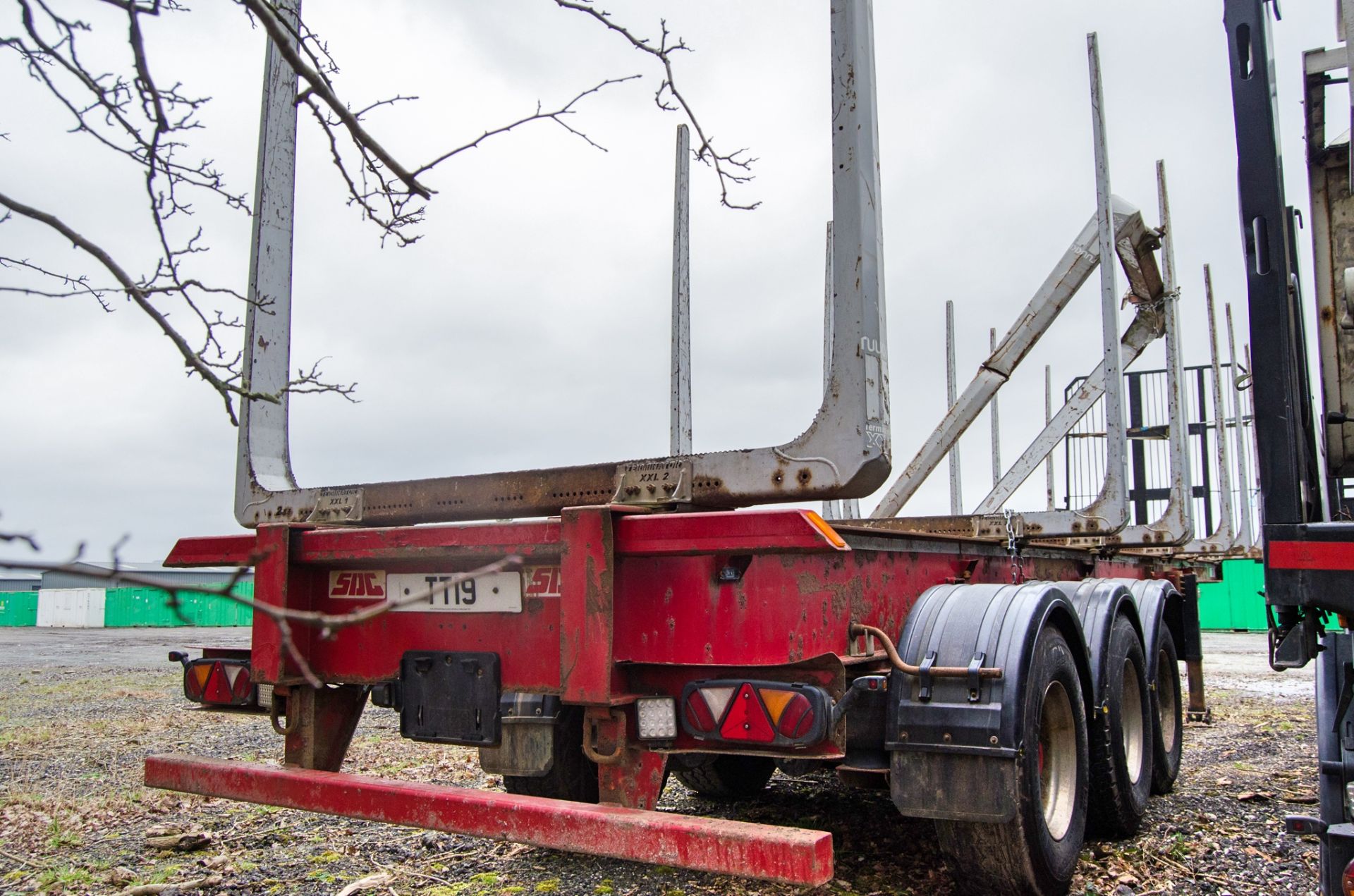 SDC 13.1 metre tri-axle skeletal log trailer Year: 2016 Reg/Ident No: C409060 VIN: SDCSK435300141648 - Image 3 of 17