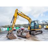 JCB JS130LC 13 tonne steel tracked excavator Year: 2011 S/N: 1535696 Recorded Hours: 10,728 piped,