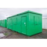 24ft x 9ft steel anti vandal welfare site unit Comprising of: Canteen area, drying room, office,