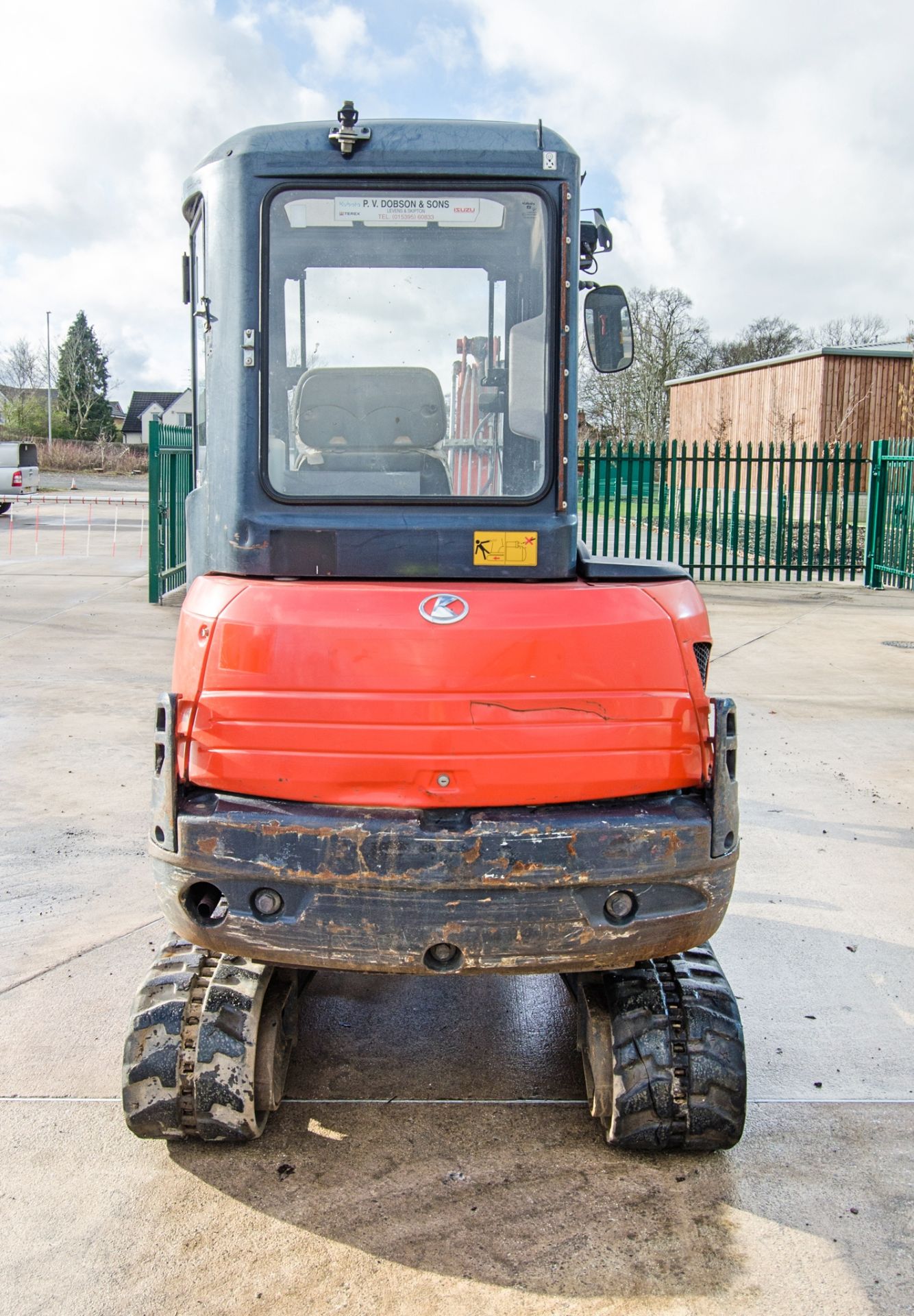 Kubota KX61-3 2.6 tonne rubber tracked excavator Year: 2017 S/N: 83407 Recorded Hours: 2864 blade. - Image 6 of 25