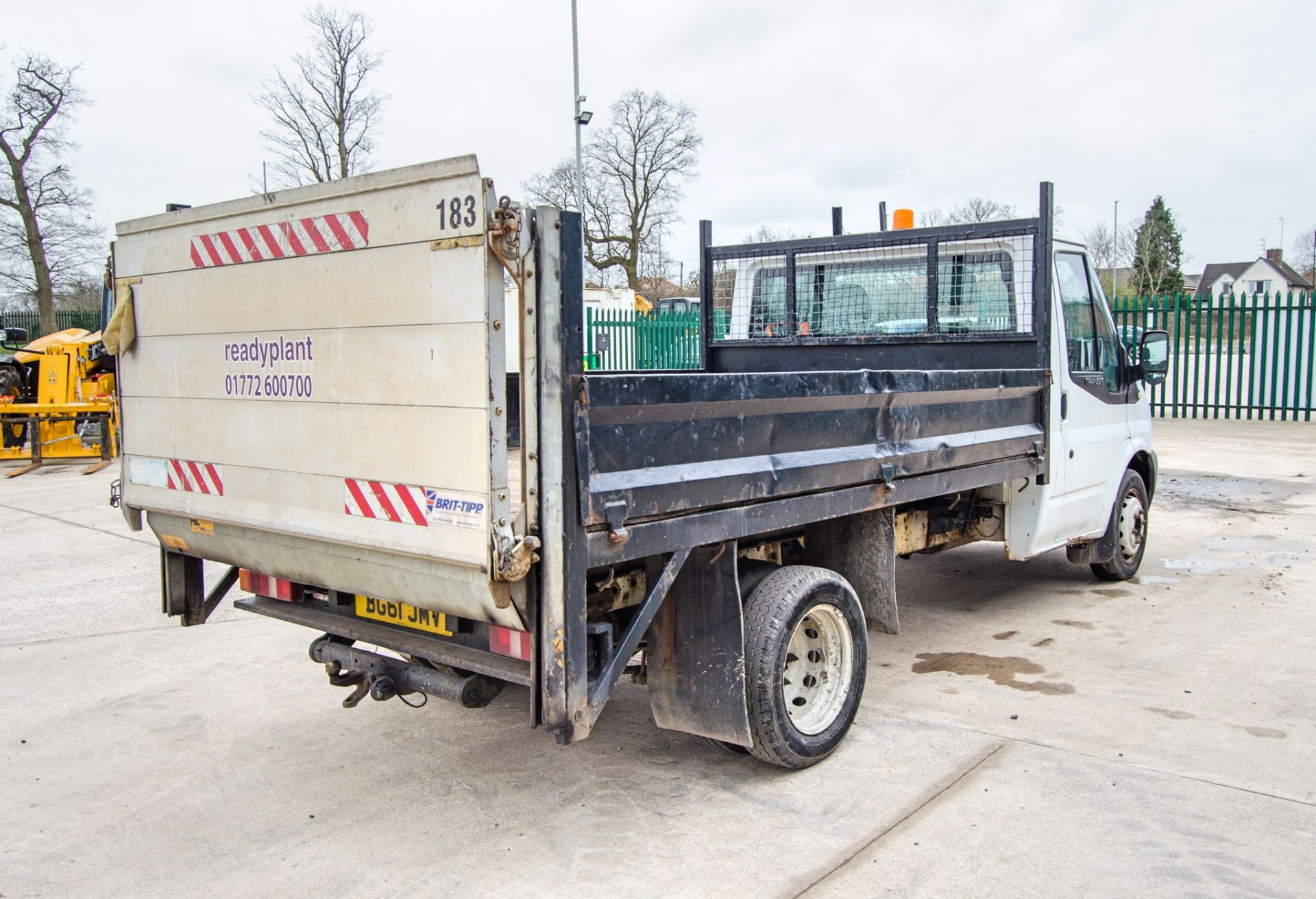 Ford Transit 115 T350M 2402cc diesel 6 speed manual tipper Registration Number: BG61 JMV Date of - Image 3 of 33