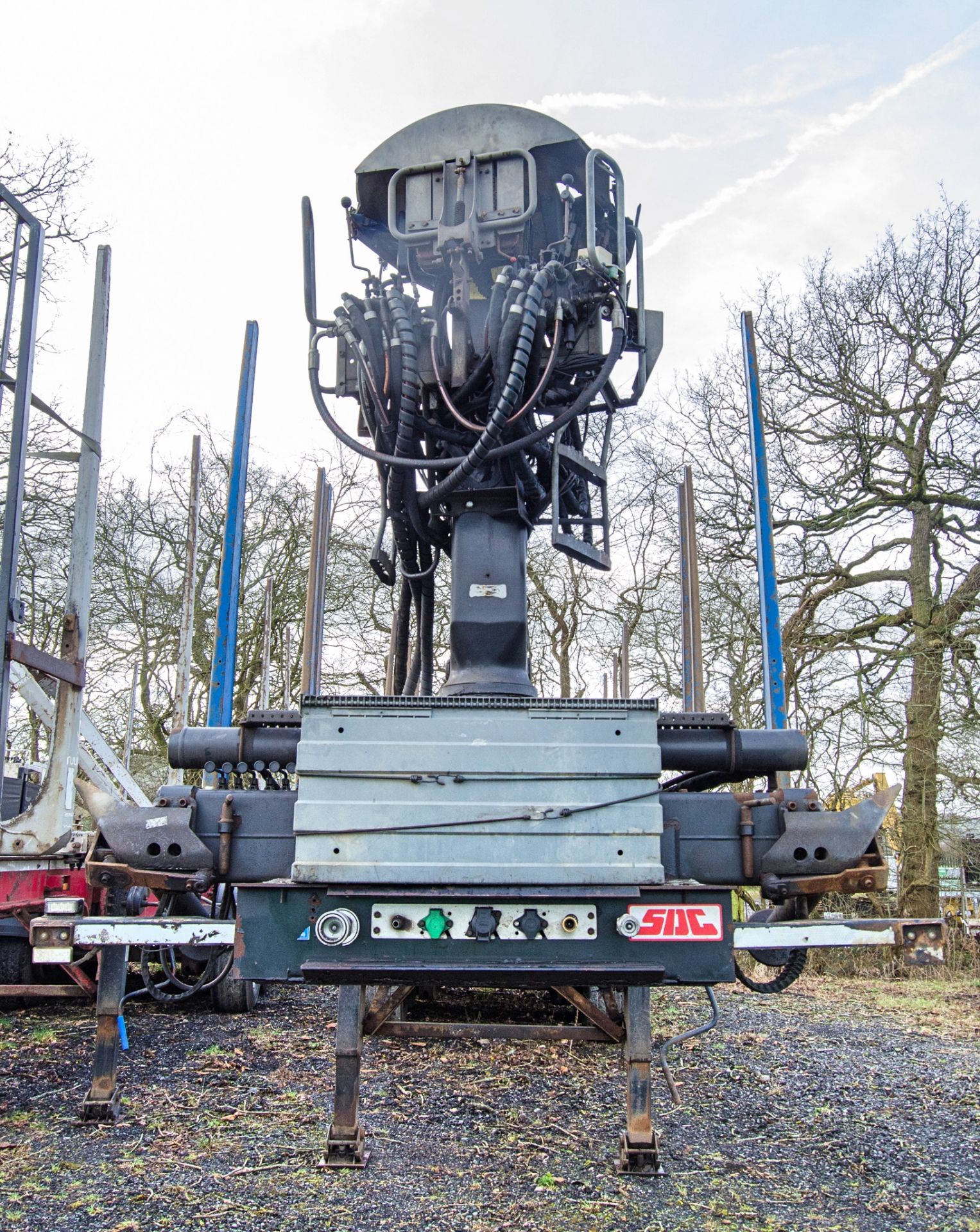 SDC 13 metre tri-axle skeletal log trailer Year: 2016 Reg/Ident: C419634 VIN: SDCK435300141646 MOT - Image 6 of 33