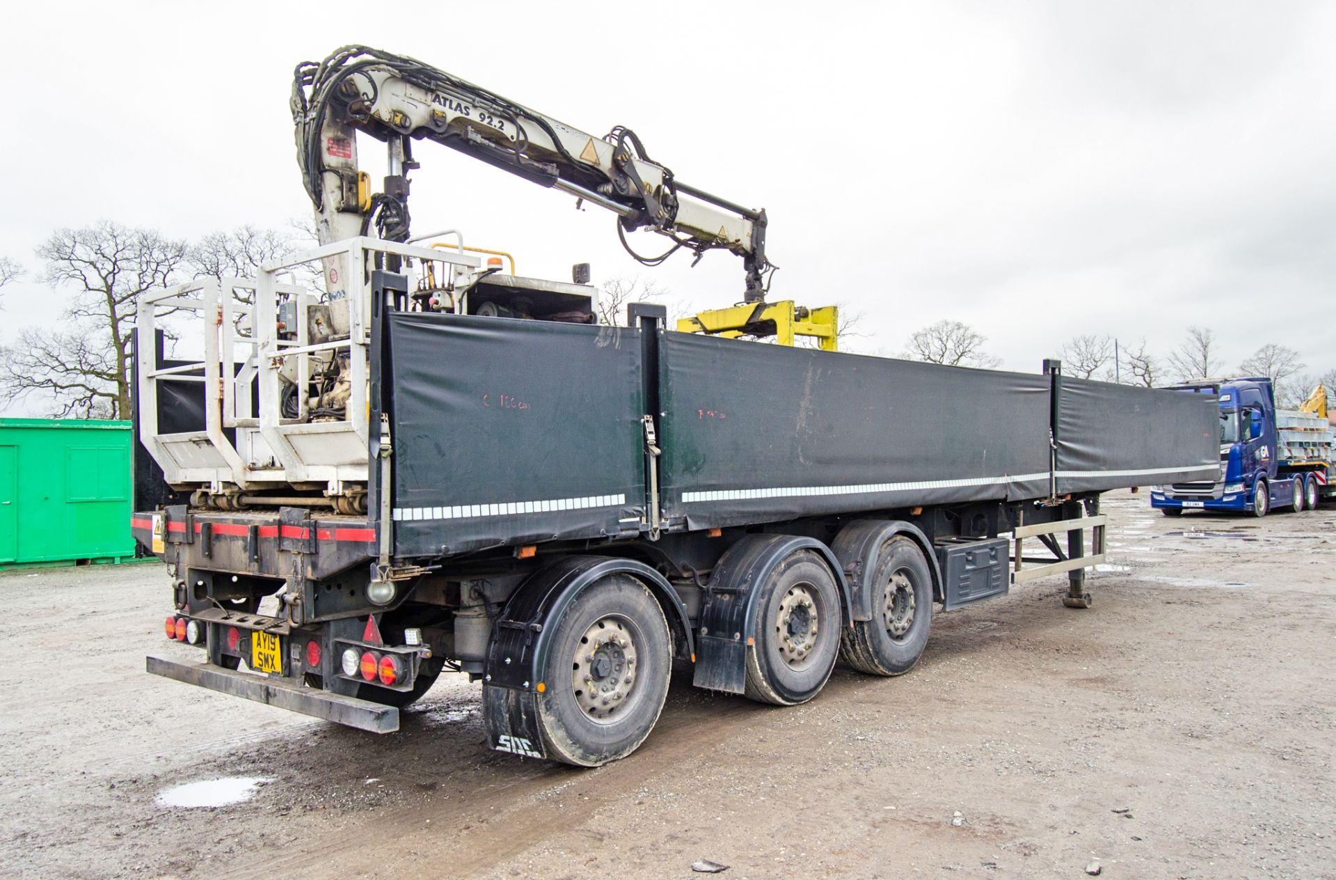 SDC 12.9 metre tri-axle brick & block trailer Year: 2014 Registration Ident: C360823 VIN: - Image 3 of 27