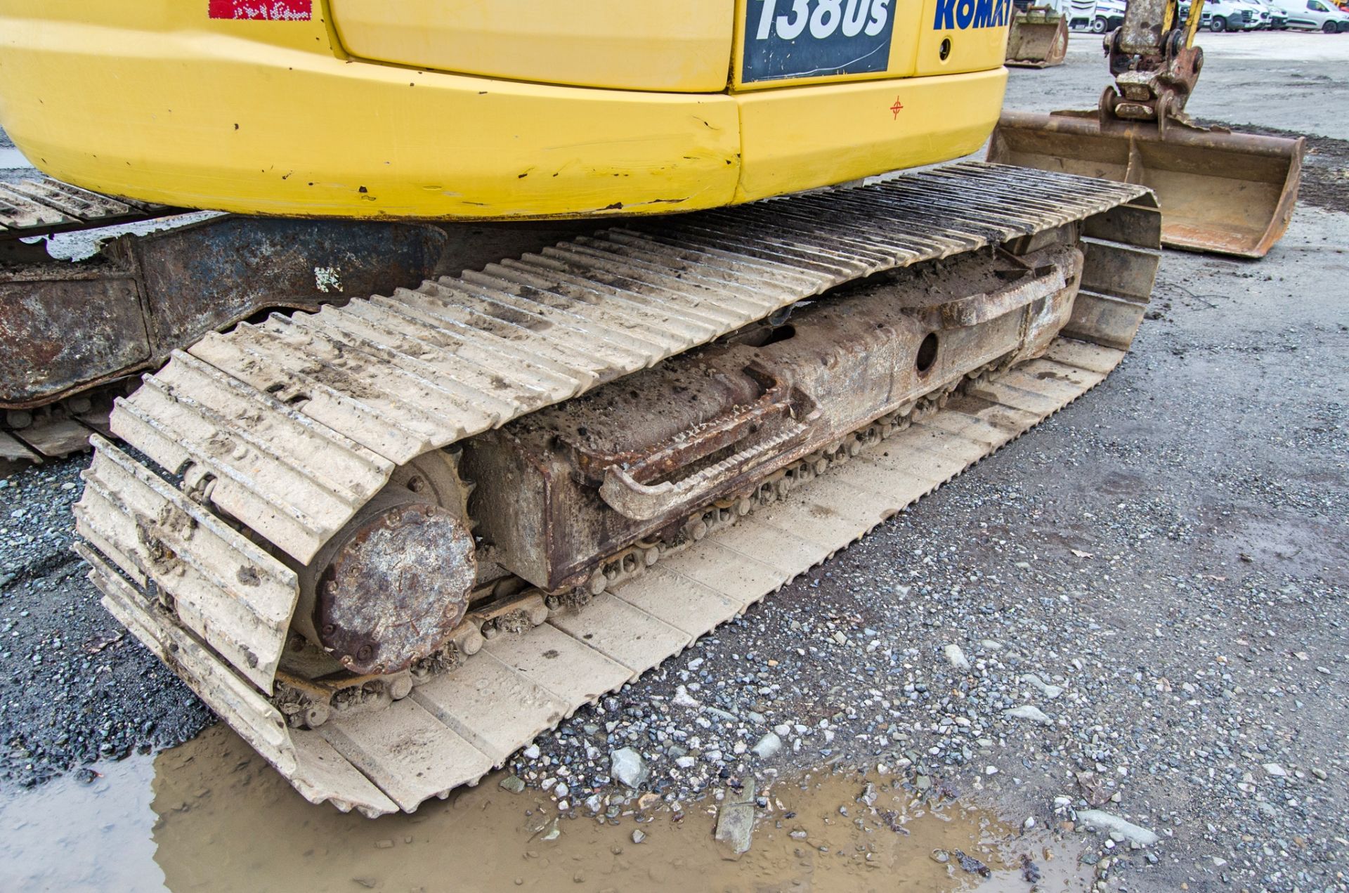 Komatsu PC138US-10 13 tonne steel tracked excavator Year: 2015 S/N: 43089 Recorded Hours: 6091 - Image 9 of 27