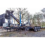 SDC 13 metre tri-axle skeletal log trailer Year: 2016 Reg/Ident: C419634 VIN: SDCK435300141646 MOT