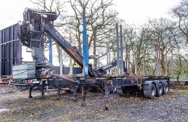 SDC 13 metre tri-axle skeletal log trailer Year: 2016 Reg/Ident: C419634 VIN: SDCK435300141646 MOT
