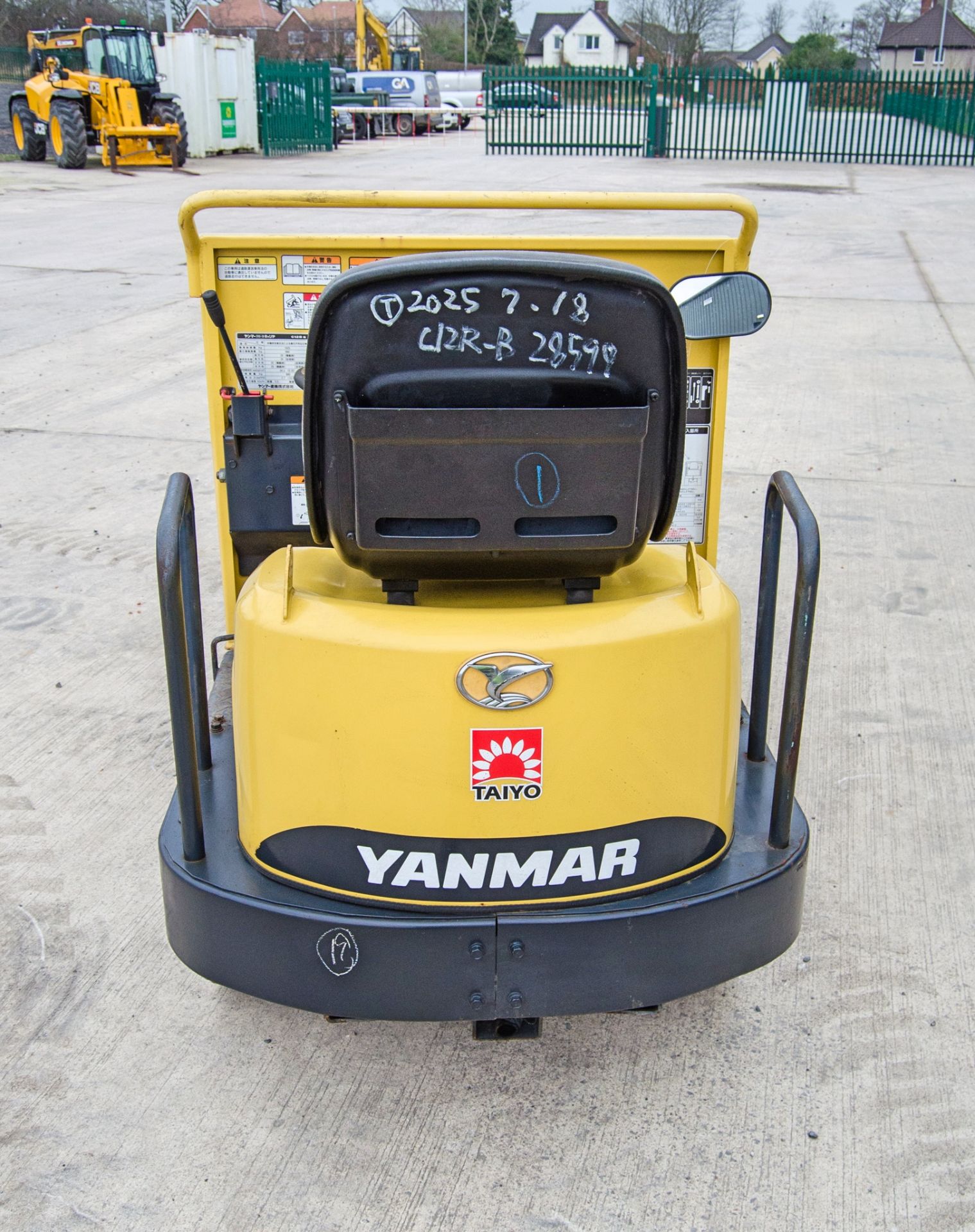 Yanmar CR12 1.2 tonne rubber tracked dumper S/N: J28599 Recorded Hours: 544 - Image 6 of 23