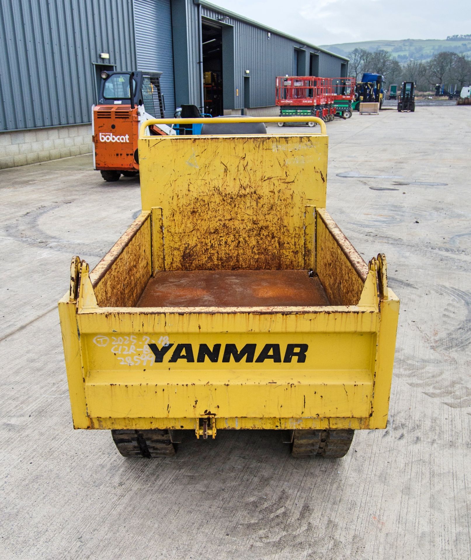 Yanmar CR12 1.2 tonne rubber tracked dumper S/N: J28599 Recorded Hours: 544 - Image 5 of 23