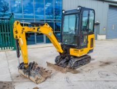 JCB 15C-1 1.5 tonne rubber tracked mini excavator Year of manufacture: 2021 Year of model: 2021 S/N: