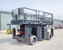 Haulotte HS18 Epro battery electric scissor lift access platform Year: 2021 S/N: 2091057 Recorded
