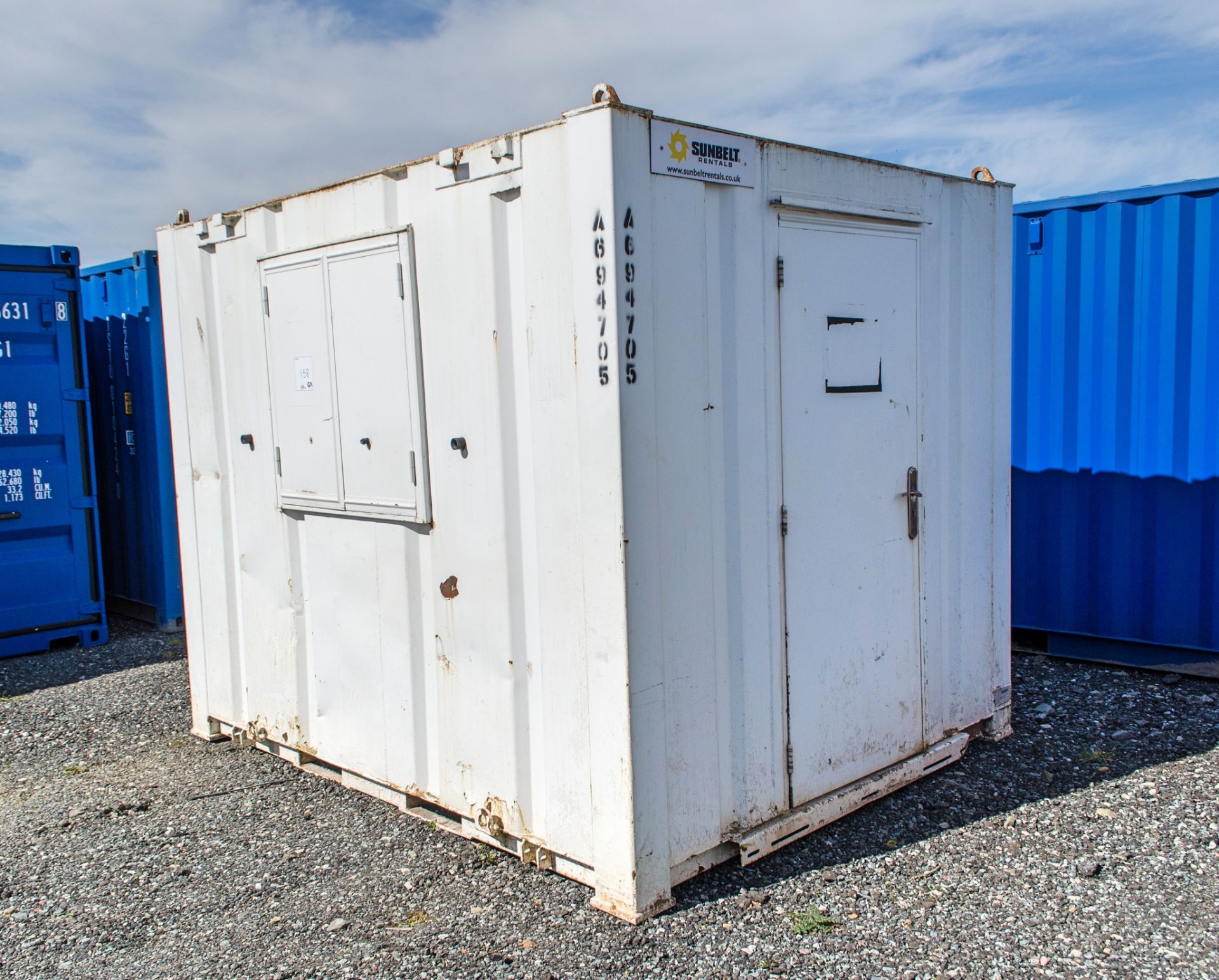 10ft x 8ft Site office.  A694705 c/w Key - Image 2 of 5