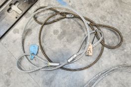 2 - steel wire lifting slings