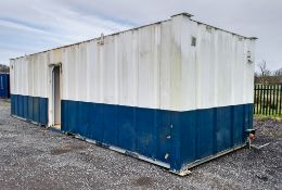 32ft x 10ft steel toilet site unit Comprising: Gents' toilet (4 - cubicles, 4 - urinals and 3 -