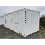 21ft x 9ft steel anti-vandal welfare site unit Comprising: canteen area, drying room,  office,