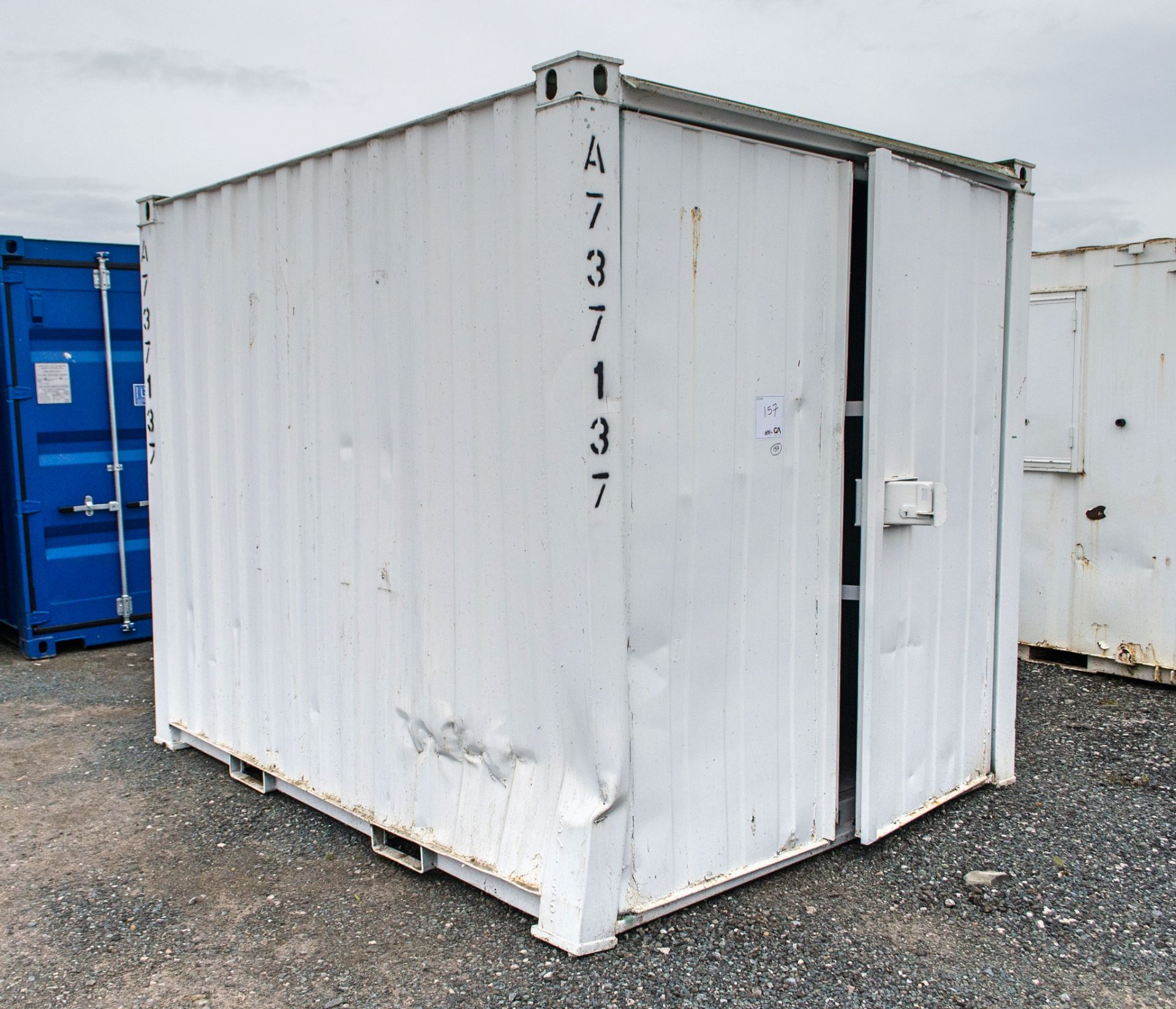 10ft x 8ft Steel Storage Container A737137 - Image 2 of 5