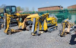 Brokk Demolition Robots, Crusher Attachment & Twinca Electric Dumper