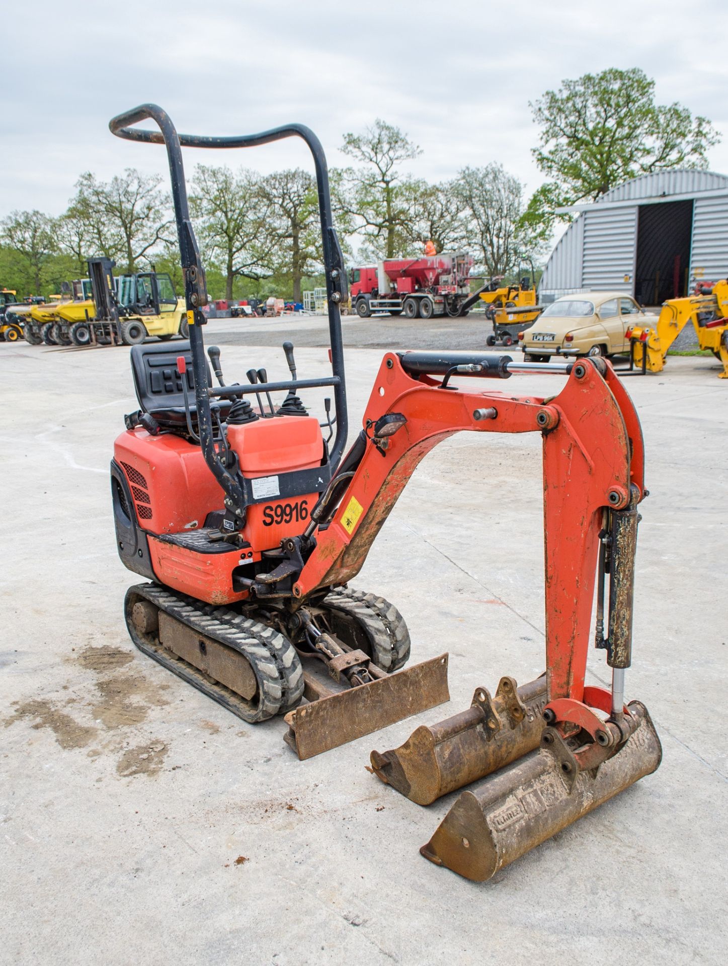 Kubota K008-3 0.8 tonne rubber tracked micro excavator Year: 2018 S/N: 30185 S9916 Recorded Hours: - Image 2 of 25