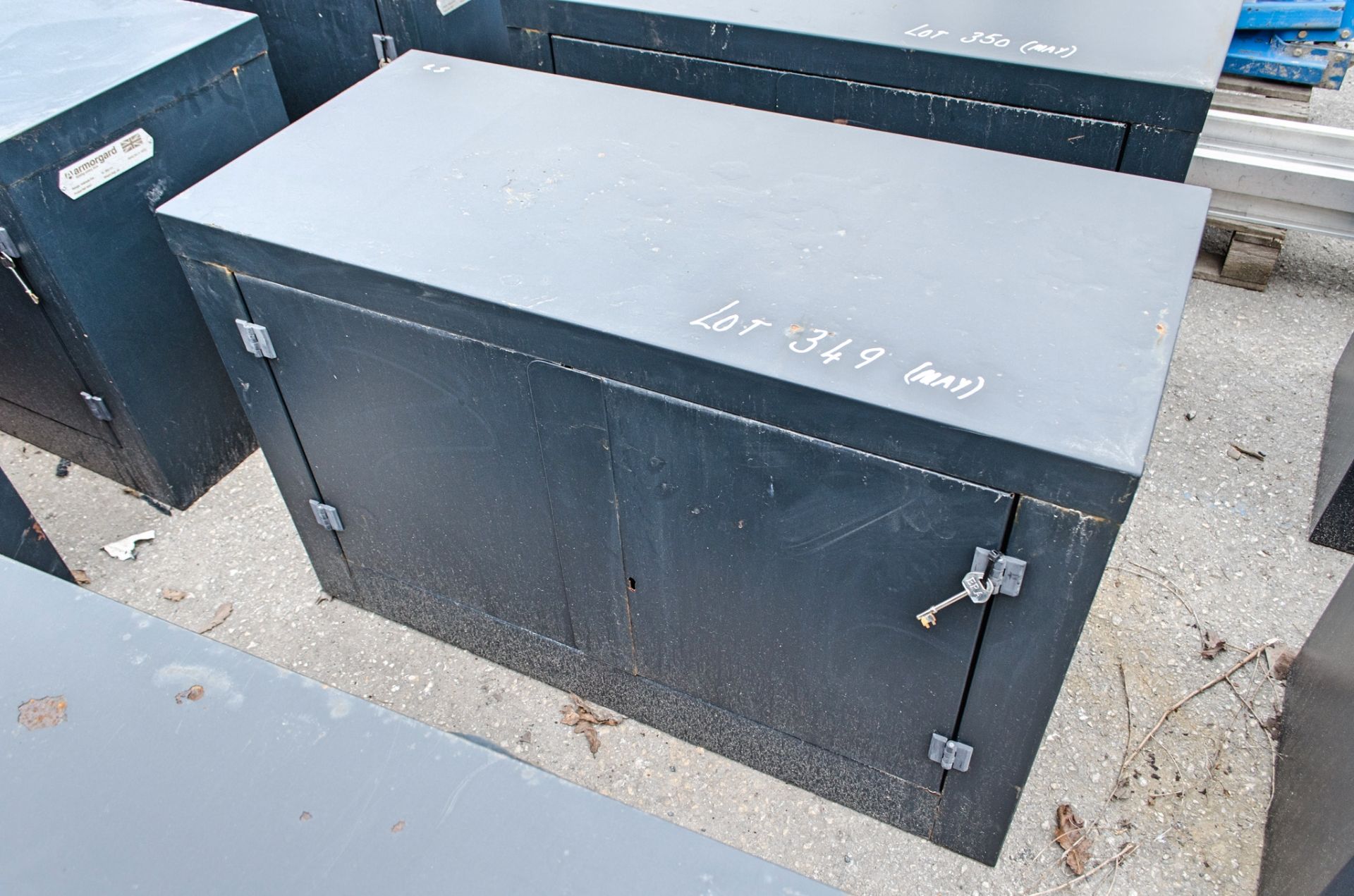 Armorgard steel cabinet c/w key
