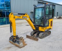 JCB 15C-1 1.5 tonne rubber tracked mini excavator Year of manufacture: 2021 Year of model: 2022 S/N: