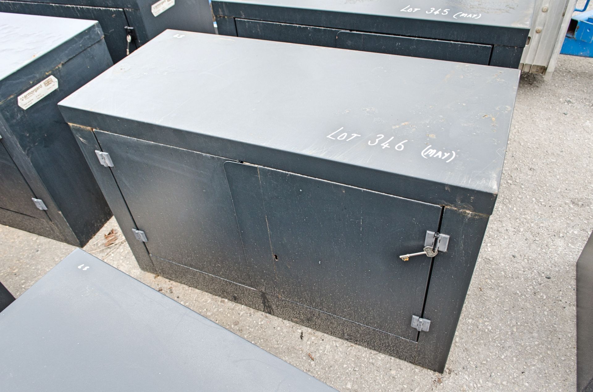 Armorgard steel cabinet c/w key