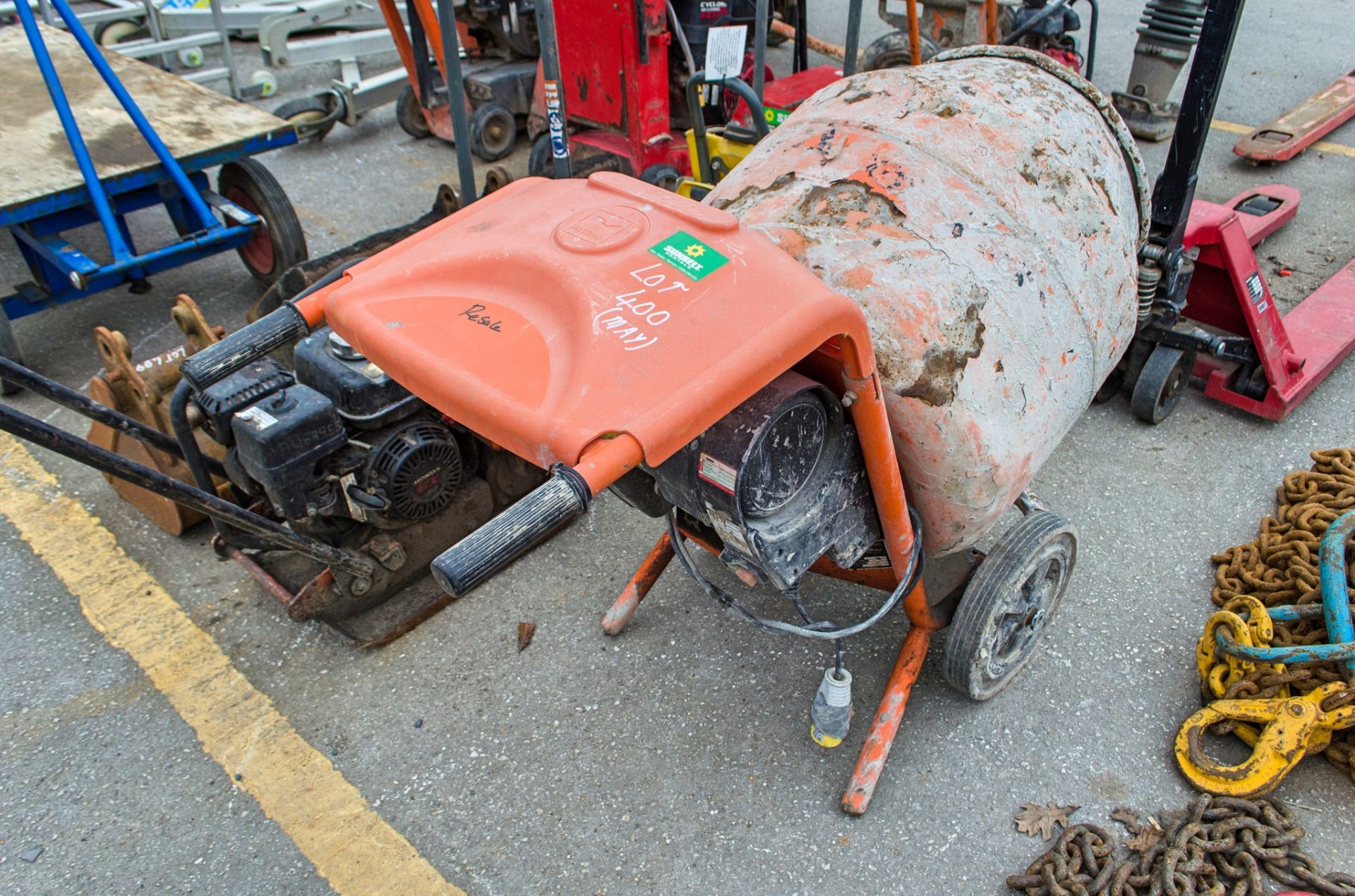 Belle Minimix 150 110v cement mixer A1090739 - Image 2 of 3