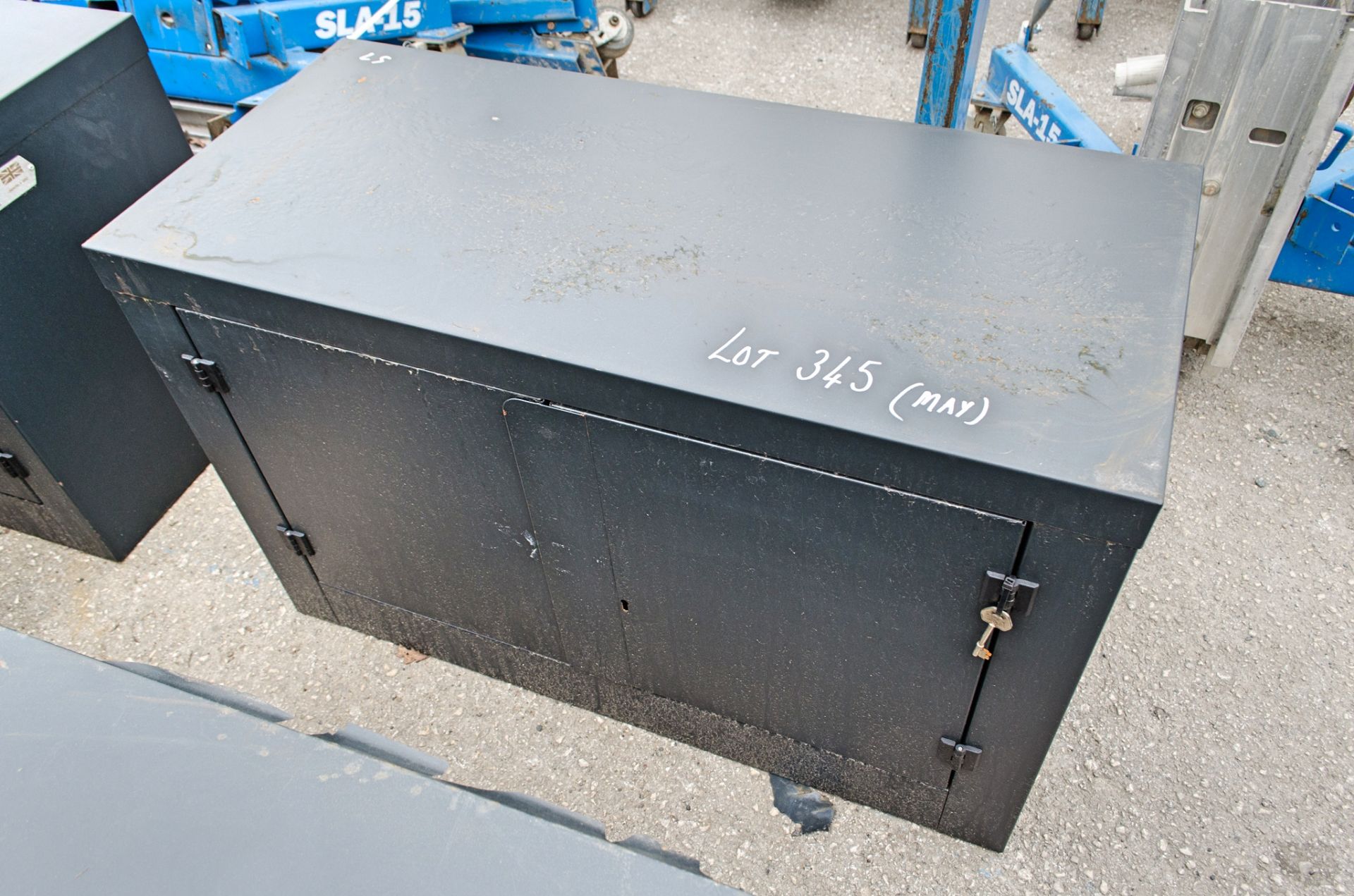 Armorgard steel cabinet c/w key