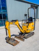 JCB 8008CT 0.8 tonne rubber tracked micro excavator Year: 2019 S/N: 2844775 Recorded Hours: 1241