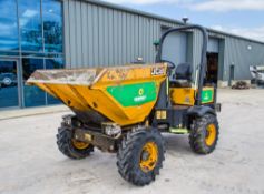 JCB 3 tonne swivel skip dumper Year: 2017 S/N: JEHRF2257 Recorded Hours: 1461 c/w V5C registration