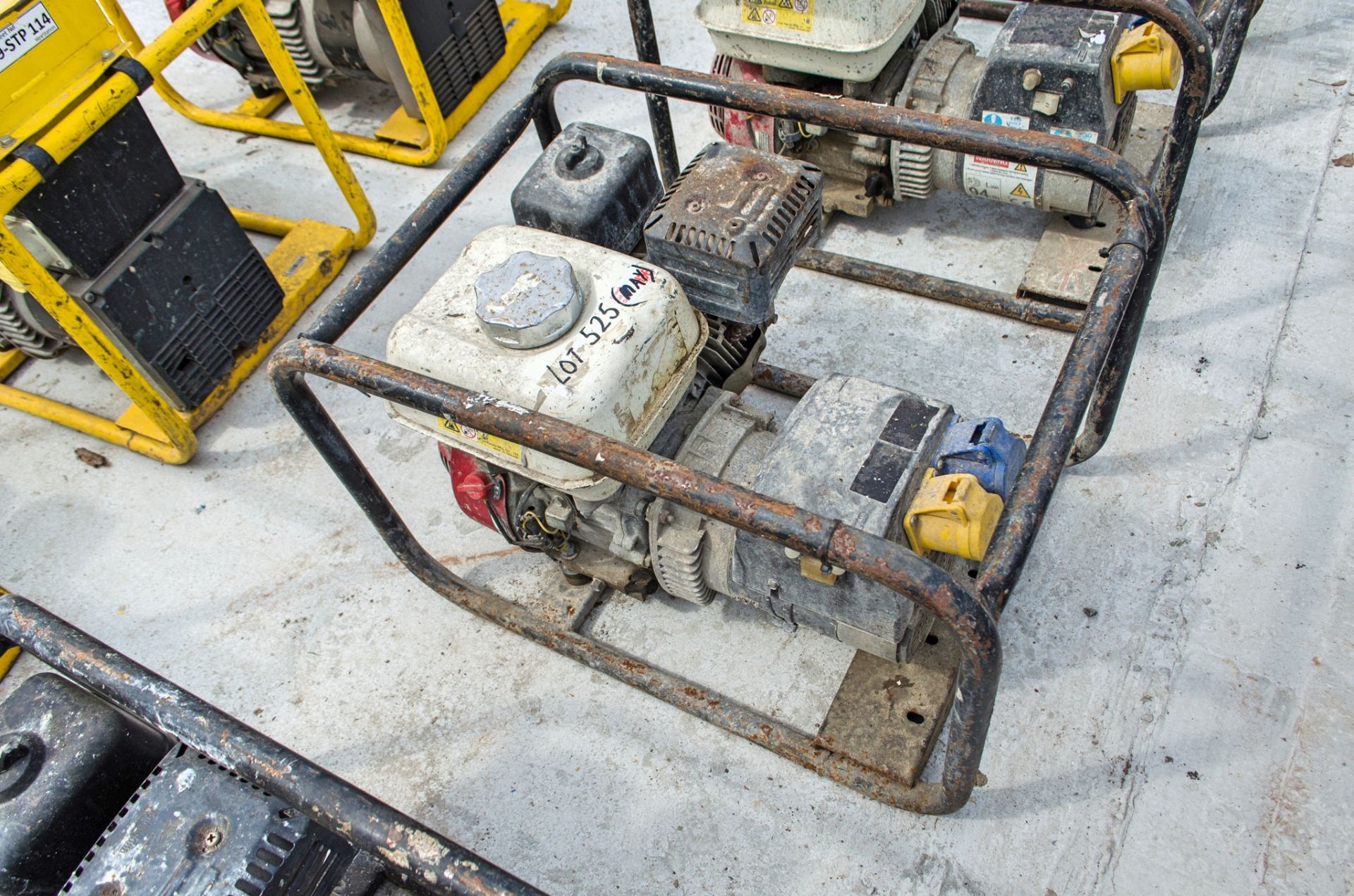 Stephill 110v/240v 2.7 kva petrol driven generator