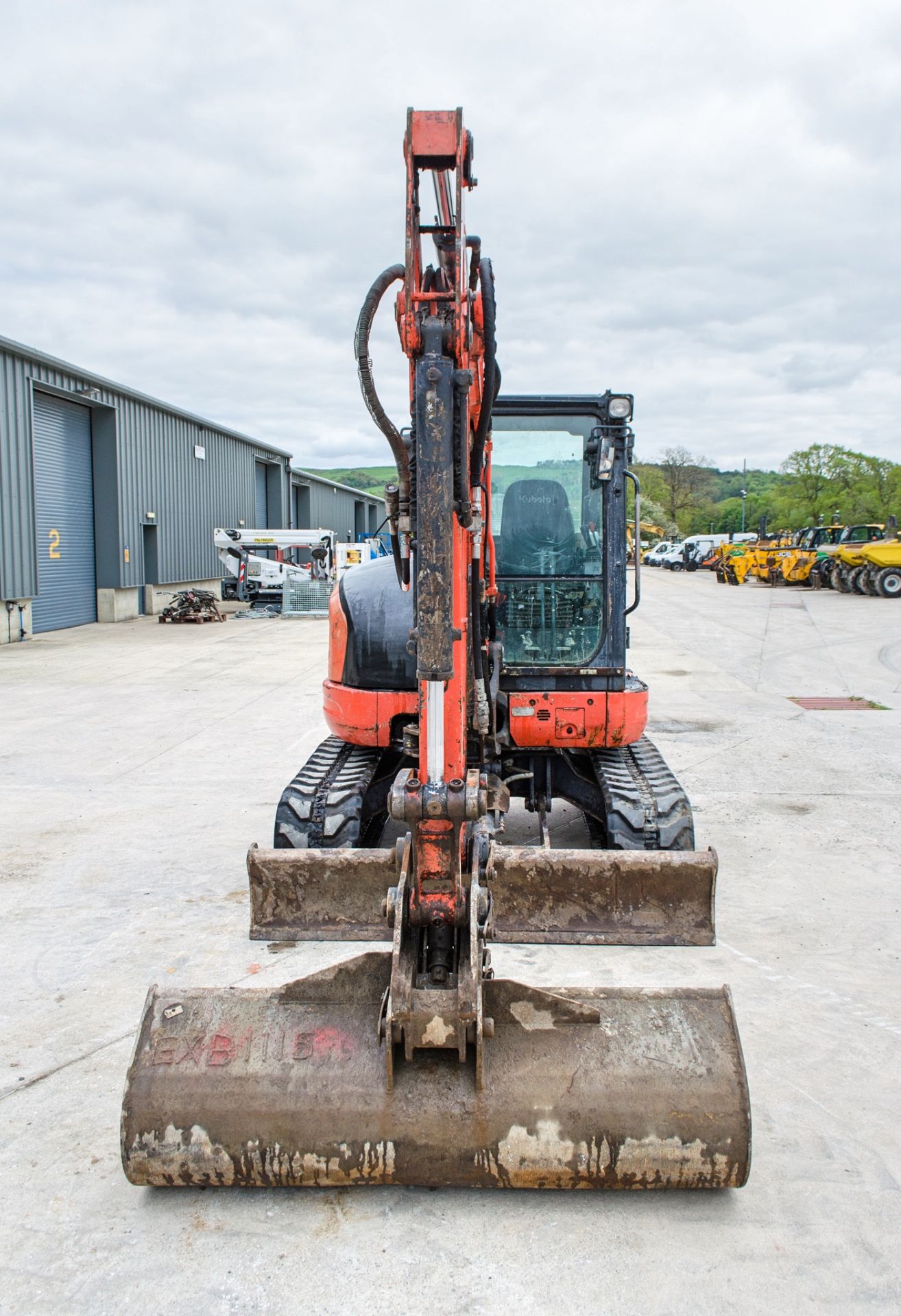 Kubota U48-4 4.8 tonne rubber tracked excavator Year: 2014 S/N: H51912 Recorded Hours: 4781 c/w - Image 5 of 25