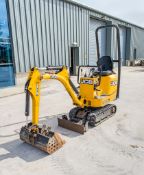 JCB 8008CT 0.8 tonne rubber tracked micro excavator Year: 2021 S/N: 3041954 Recorded Hours: 847
