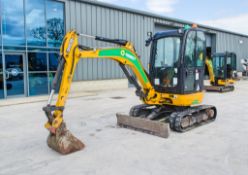 JCB 8025 ZTS 2.5 tonne rubber tracked excavator Year: 2020 S/N: 2697161 Recorded Hours: 46 (Clock