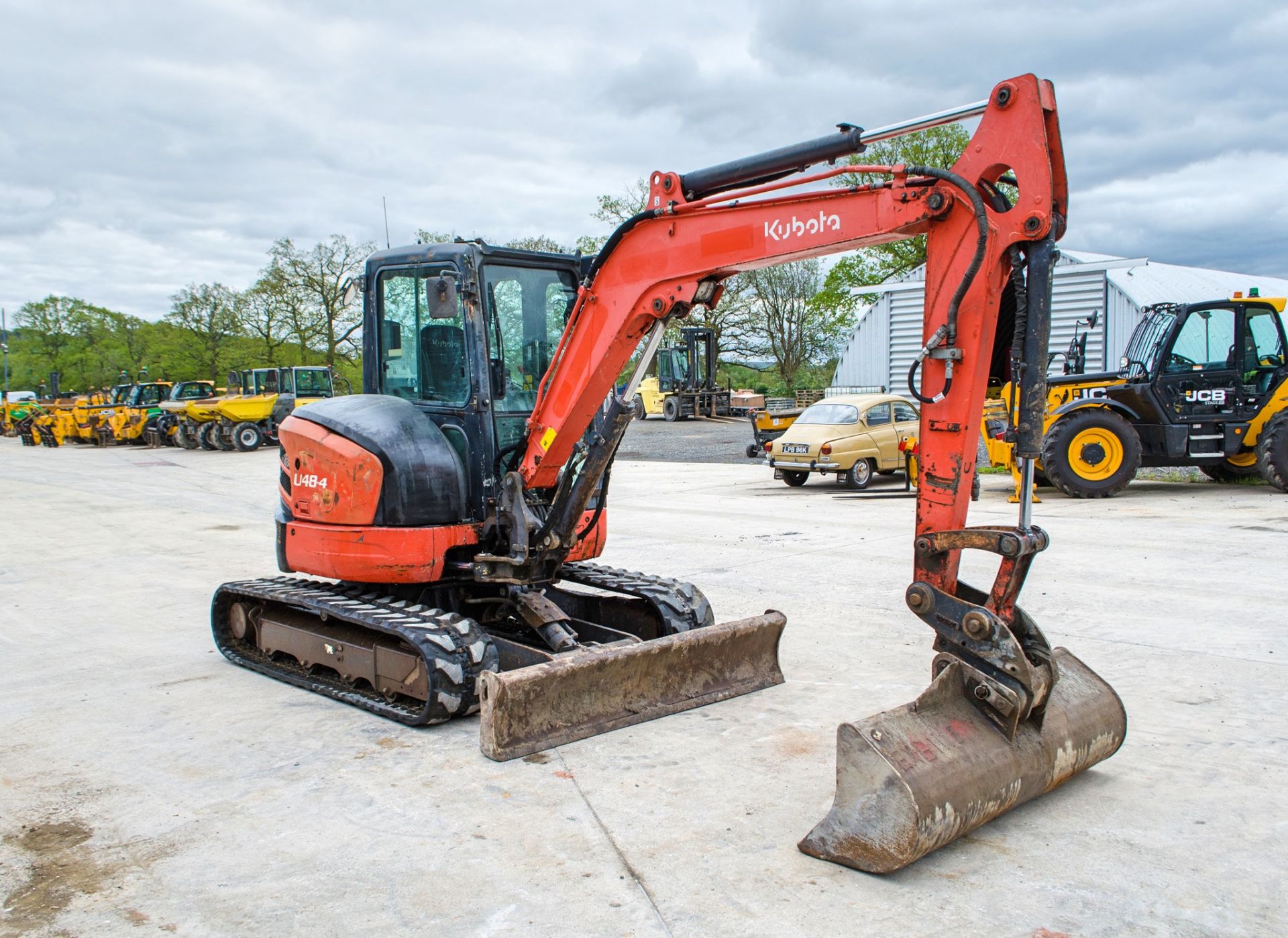Kubota U48-4 4.8 tonne rubber tracked excavator Year: 2014 S/N: H51912 Recorded Hours: 4781 c/w - Image 2 of 25