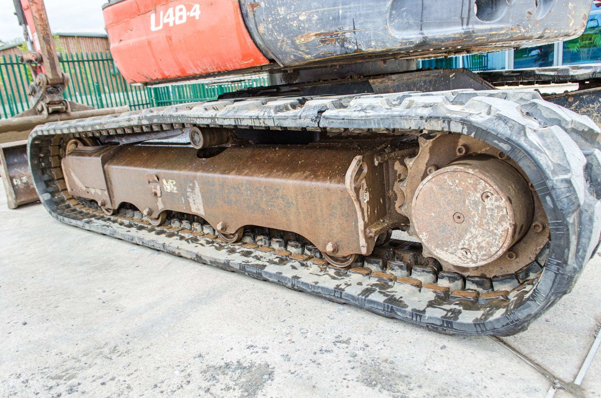 Kubota U48-4 4.8 tonne rubber tracked excavator Year: 2014 S/N: H51912 Recorded Hours: 4781 c/w - Image 12 of 25