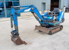 Kobelco SK014 1.4 tonne rubber tracked mini excavator S/N: PU00534 Recorded Hours: 3210 blade &