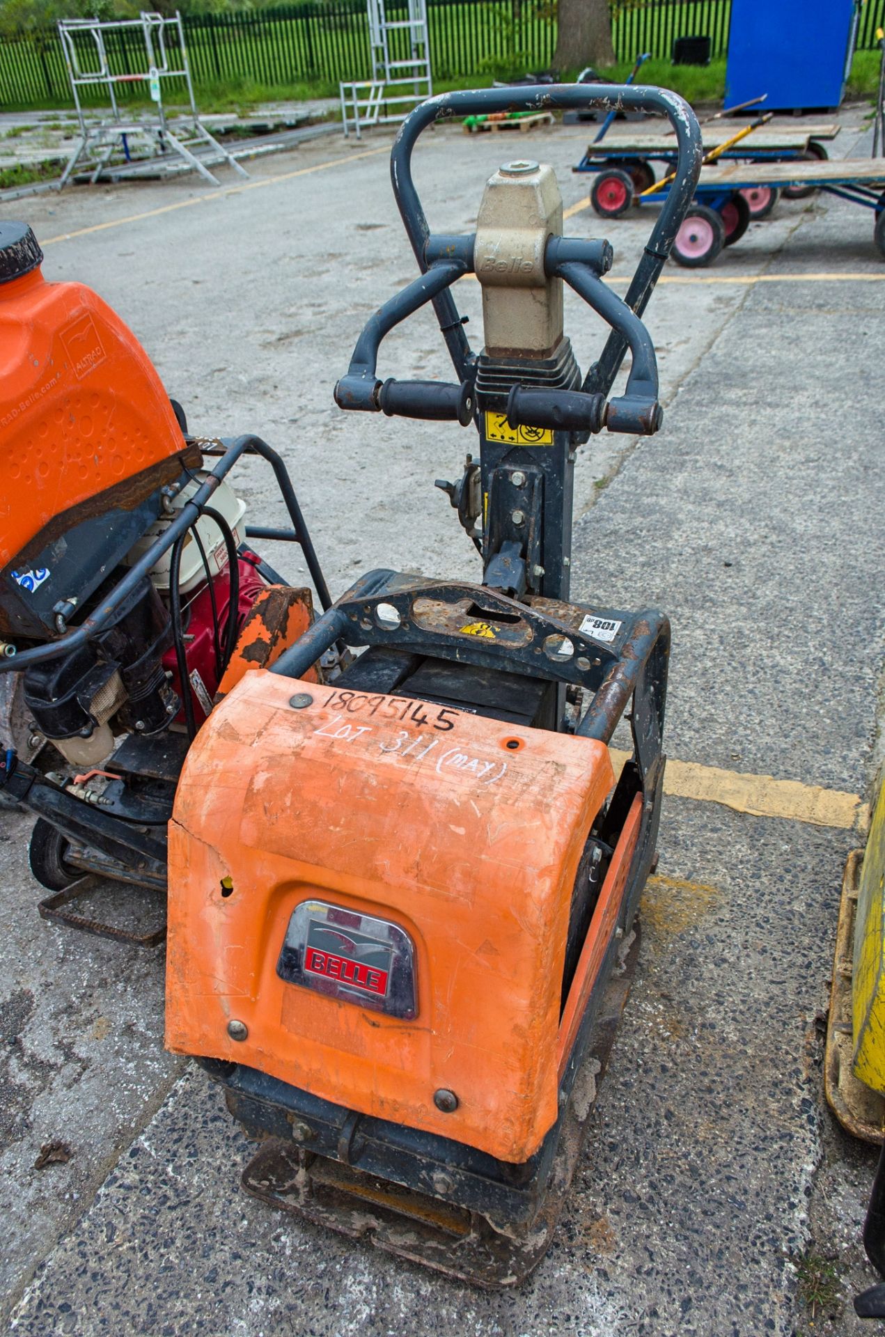Belle 161.9.201 diesel driven electric start forward/reverse compactor ...