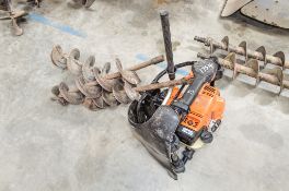 Stihl BT131 petrol driven post hole borer c/w 3 - augers 22080552