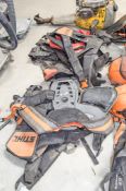 9 - various strimmer harnesses ** Some with parts missing **