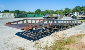 40ft steel hydraulic loading ramp