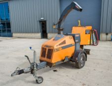 Forst ST6 diesel driven fast tow wood chipper Recorded Hours: 809