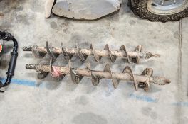 2 - post hole augers